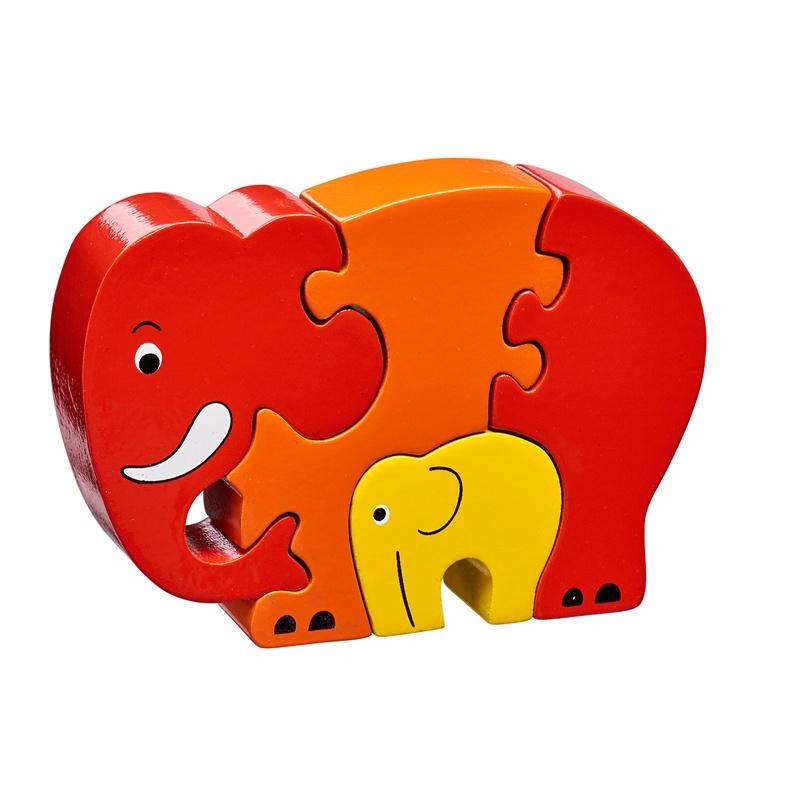 Puzzle Maman Éléphant Parfait état - 11,90 € Puzzle Maman Éléphant Parfait état reconditionné disponible sur Label Emmaüs