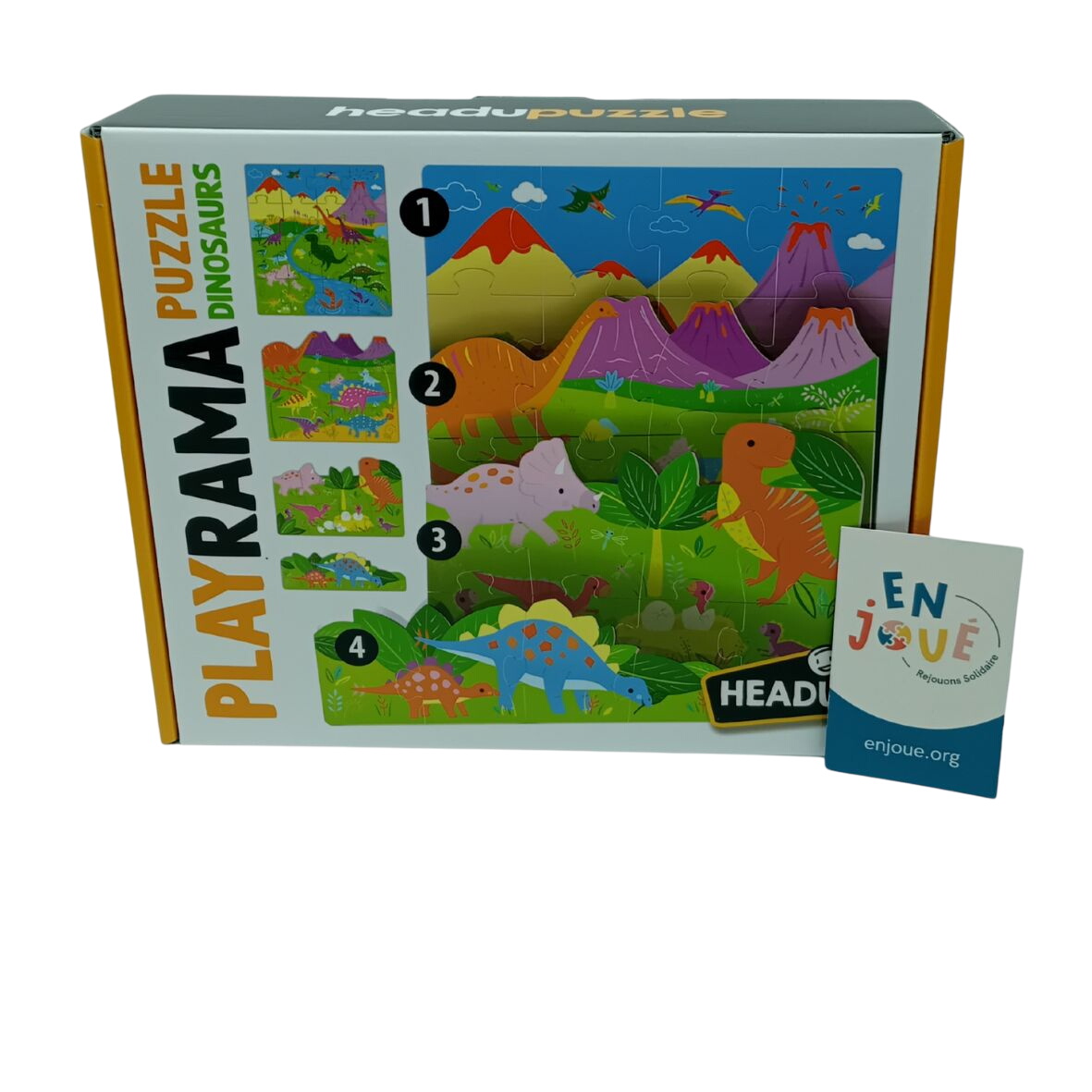 Acheter Puzzle - Playrama les Dinosaures - Headu - A partir de 3 ans. Parfait état - 10,00 € Puzzle - Playrama les Dinosaures - Headu - A partir de 3 ans. Parfait état reconditionné disponible sur Label Emmaüs