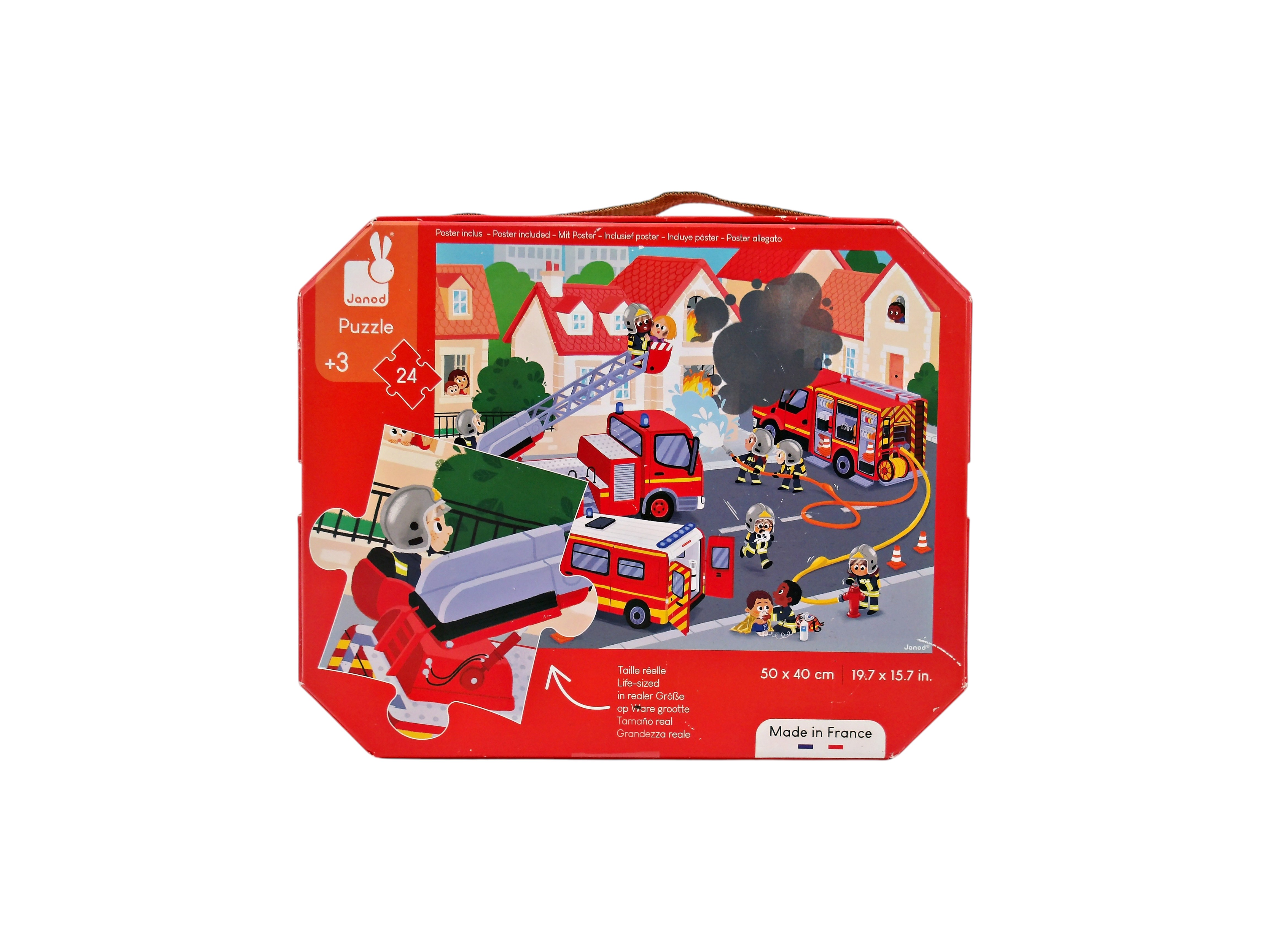 Voir photo 2 de Puzzle - Pompiers - 24 pièces Puzzle - Pompiers - 24 pièces Très bon état reconditionné photo 2