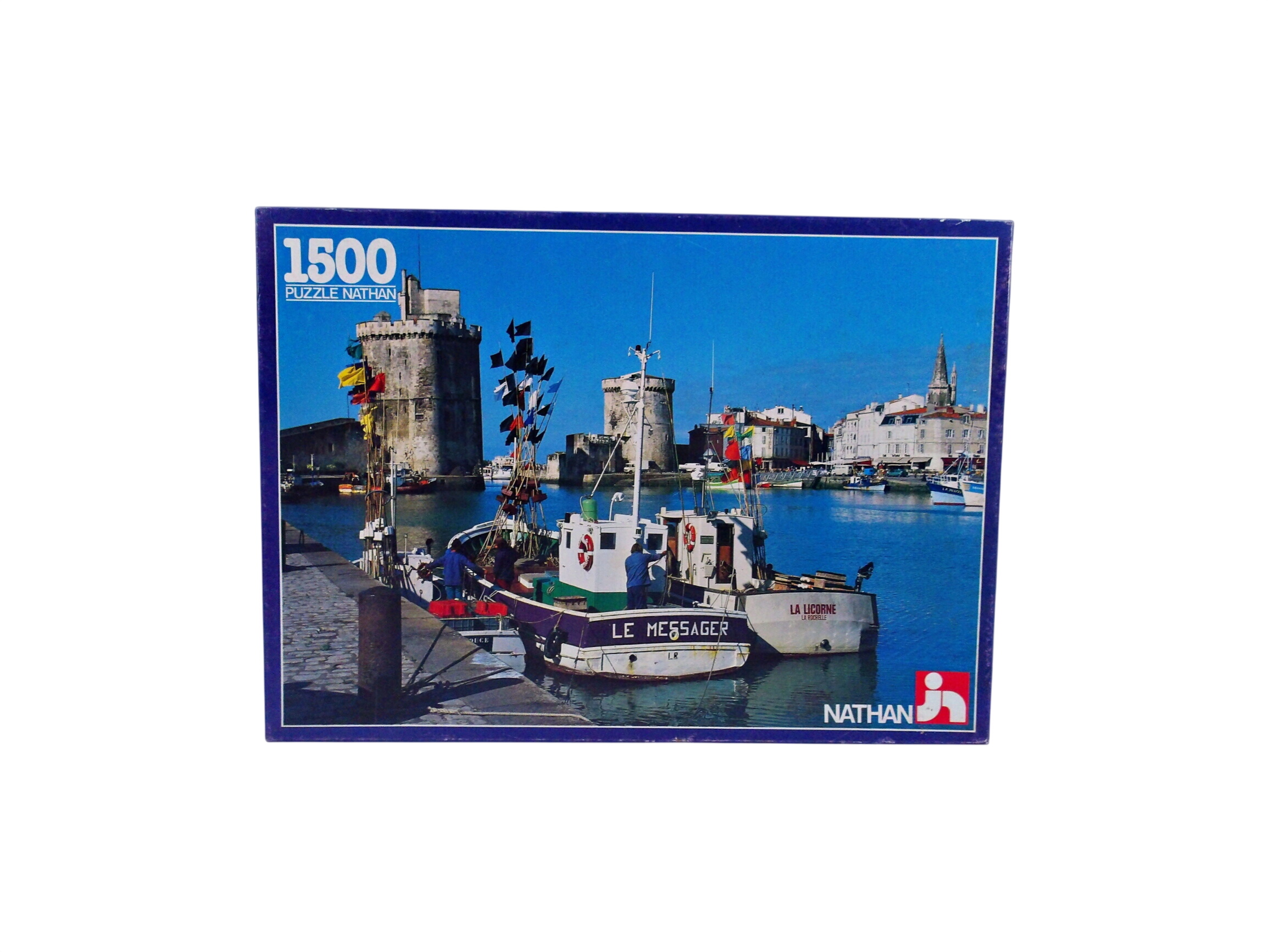 Puzzle - Port de la Rochelle - 1500 pièces- Édition 1989 Très bon état - 11,30 € Puzzle - Port de la Rochelle - 1500 pièces- Édition 1989 Très bon état reconditionné disponible sur Label Emmaüs