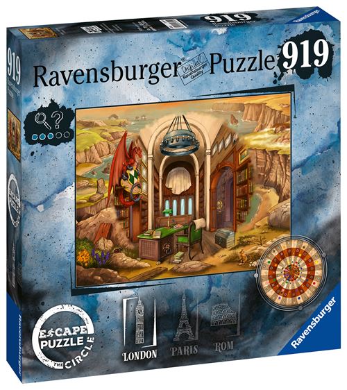 Puzzle Ravensburger Escape the Circle London 919 pièces État correct reconditionné disponible sur Fnac