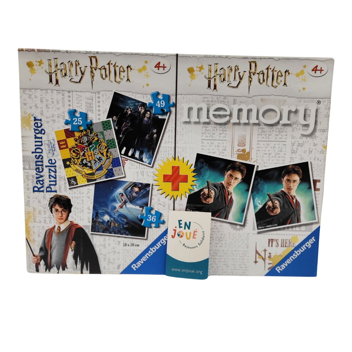 Acheter Puzzle Ravensburger Harry Potter 25+36+49 + Mémoire à partir de 4 ans. - 10,00 € Puzzle Ravensburger Harry Potter 25+36+49 + Mémoire à partir de 4 ans. reconditionné disponible sur Label Emmaüs