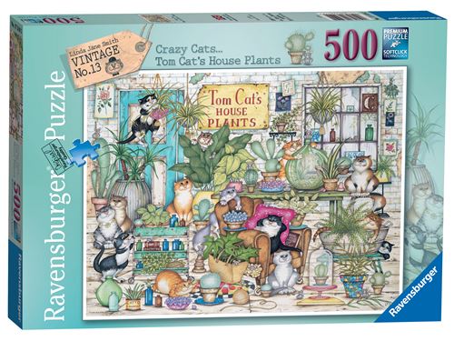 Puzzle Ravensburger Tom Cat's House Plants 500 pièces État correct Ravensburger reconditionné disponible sur Fnac