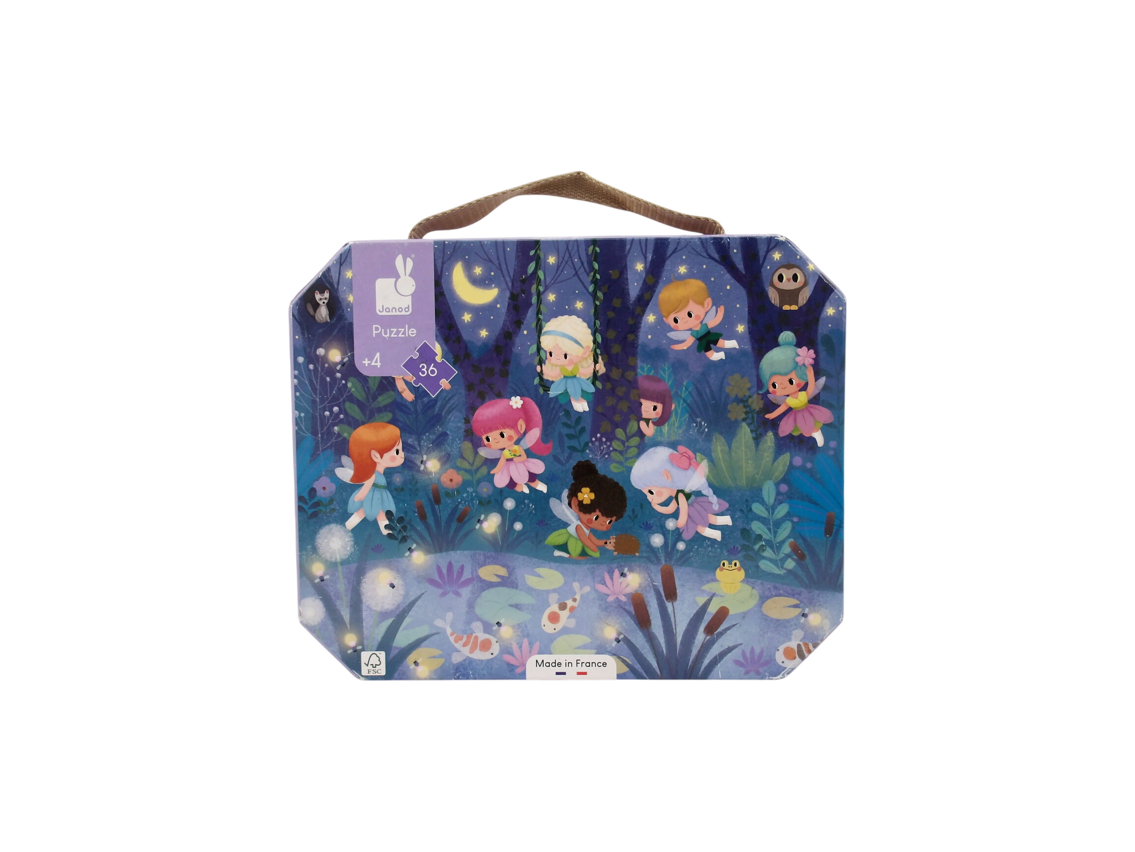 Puzzle valisette - Fées et nénuphars - 36 pièces Très bon état - 11,40 € Puzzle valisette - Fées et nénuphars - 36 pièces Très bon état reconditionné disponible sur Label Emmaüs