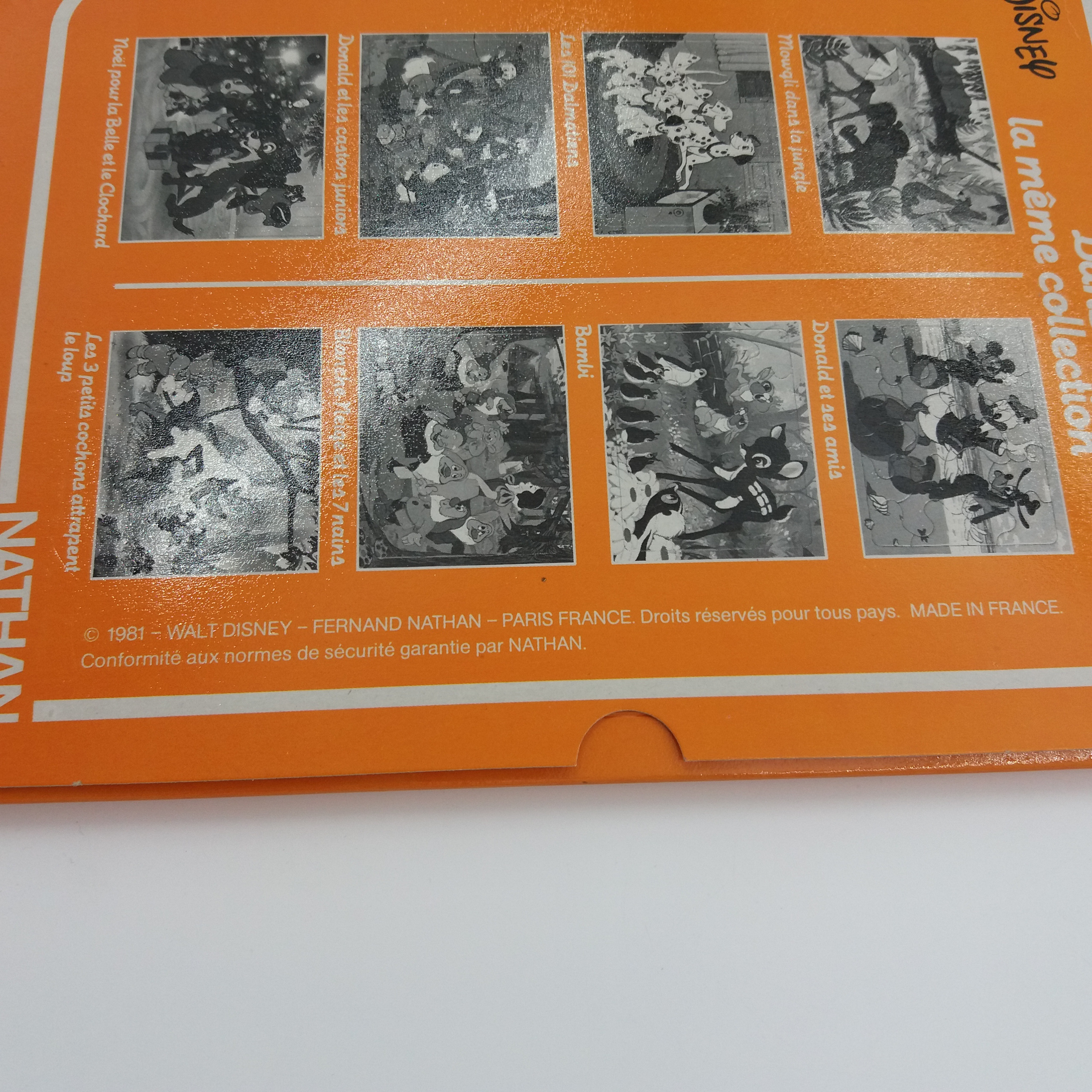 Voir photo 3 de Puzzle vintage « Bambi » Walt Disney Nathan 1981 Puzzle vintage « Bambi » Walt Disney Nathan 1981 Très bon état reconditionné photo 3