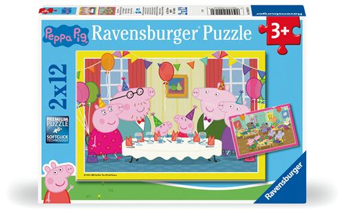 Puzzles 2 x 12 pièces Ravensburger L'heure de la fête avec Peppa État correct - 16,00 € Puzzles 2 x 12 pièces Ravensburger L'heure de la fête avec Peppa État correct reconditionné disponible sur Fnac
