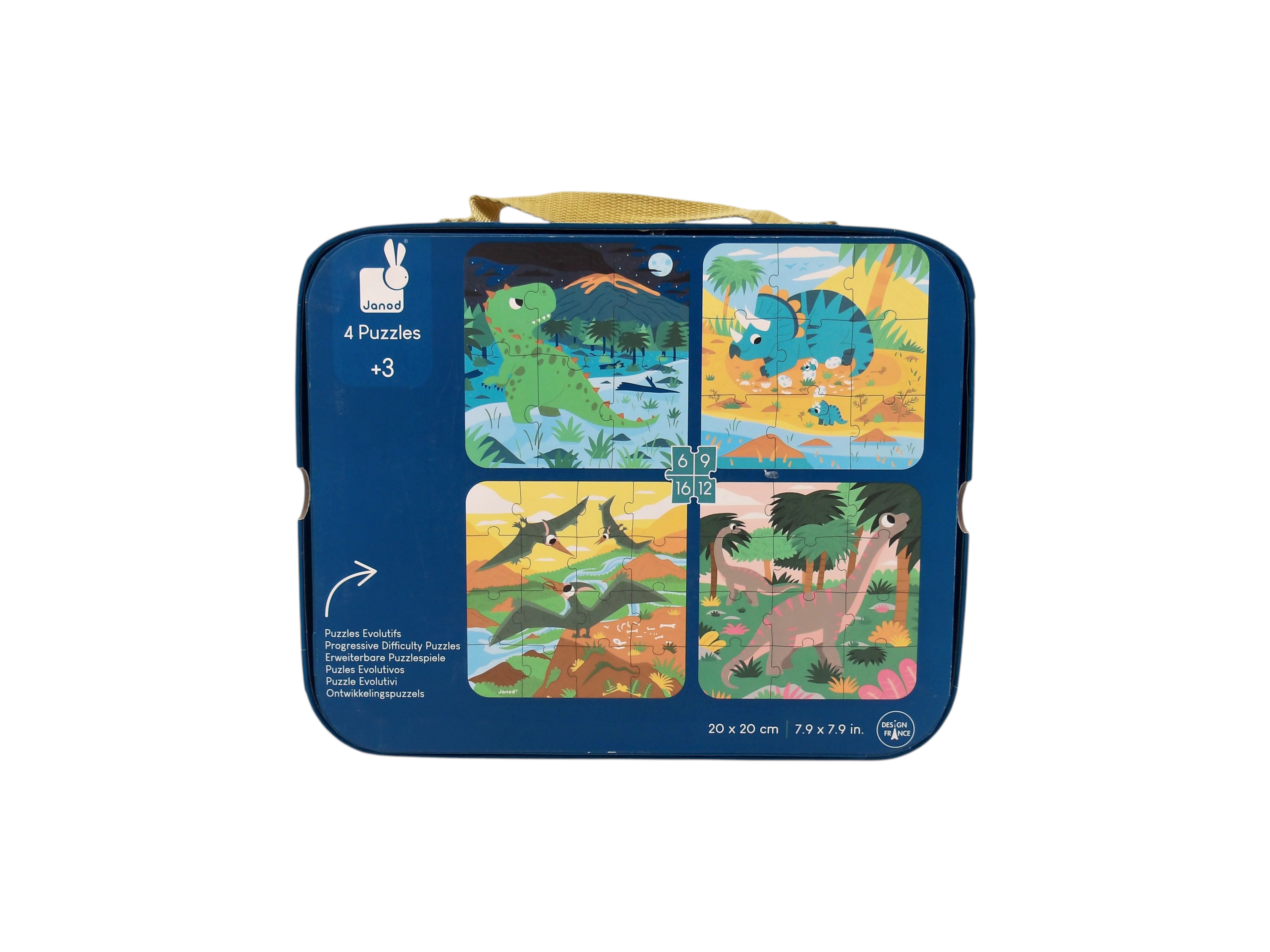 Voir photo 2 de Puzzles évolutifs - Dinosaures x 4 Puzzles évolutifs - Dinosaures x 4 Très bon état reconditionné photo 2