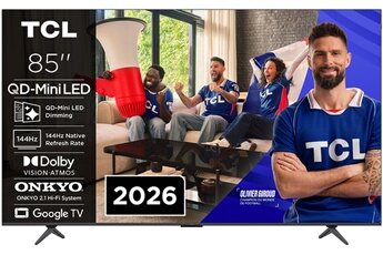 QD-Mini LED QLED 85P89L 215 cm 2026 Bon état TCL reconditionné disponible sur Darty