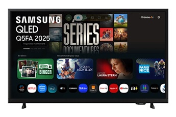 QLED TQ32Q5FA 81 cm 2025 Bon état - 284,99 € QLED TQ32Q5FA 81 cm 2025 Bon état Samsung reconditionné disponible sur Darty
