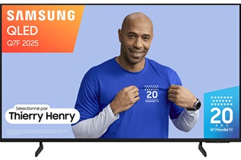 QLED TQ50Q7F 127 cm 2025 Bon état - 322,99 € QLED TQ50Q7F 127 cm 2025 Bon état Samsung reconditionné disponible sur Darty