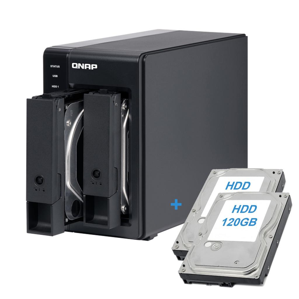 Qnap TR-002 DAS Storage 2-Bay - 240GB - 0 GB RAM Microprocessor with hardware RAID Reconditionné reconditionné disponible sur Backmarket
