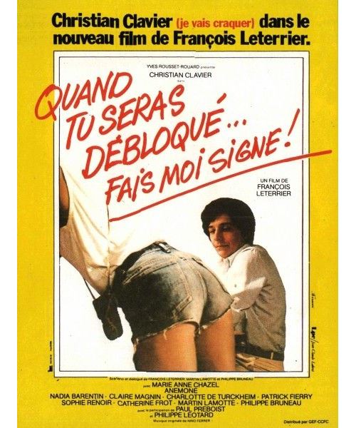 Quand Tu Seras Débloqué… fais moi signe AFFICHE CINEMA ORIGINALE État correct N/A reconditionné disponible sur Fnac