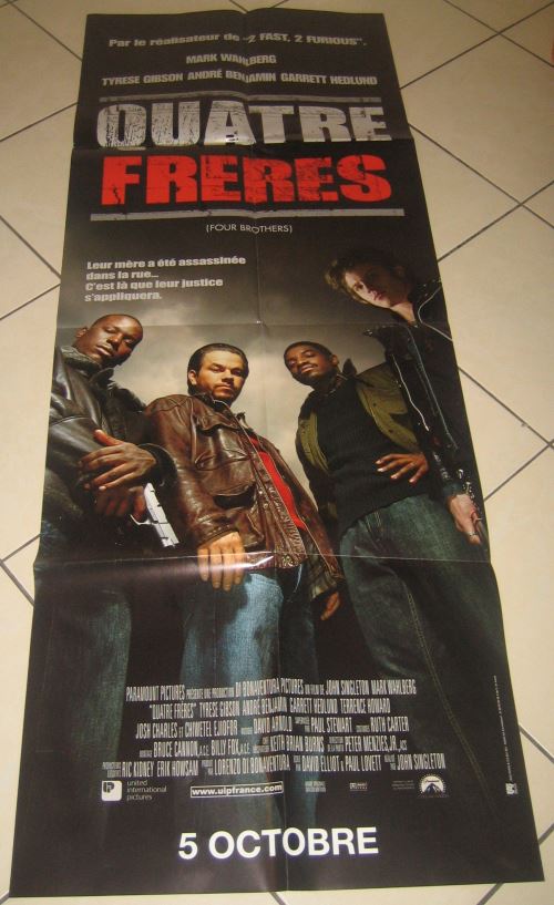 Quatre Frères AFFICHE CINEMA ORIGINALE État correct N/A reconditionné disponible sur Fnac