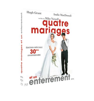 Quatre mariages et un enterrement Édition 30ème Anniversaire Blu-ray État correct reconditionné disponible sur Fnac