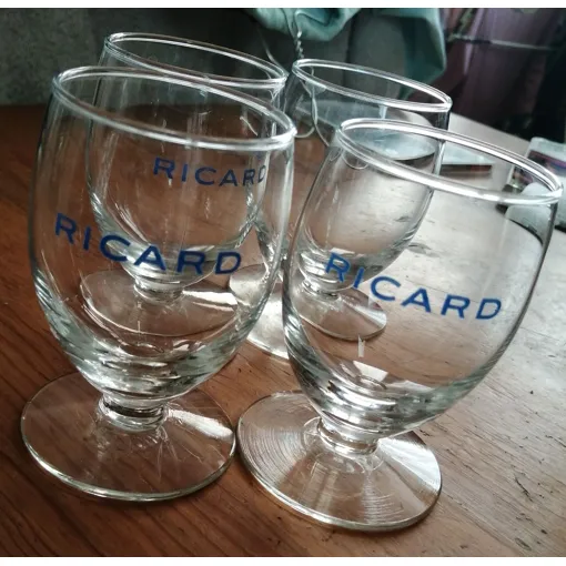 Quatre Verres Ricard occasion reconditionné disponible sur Rakuten