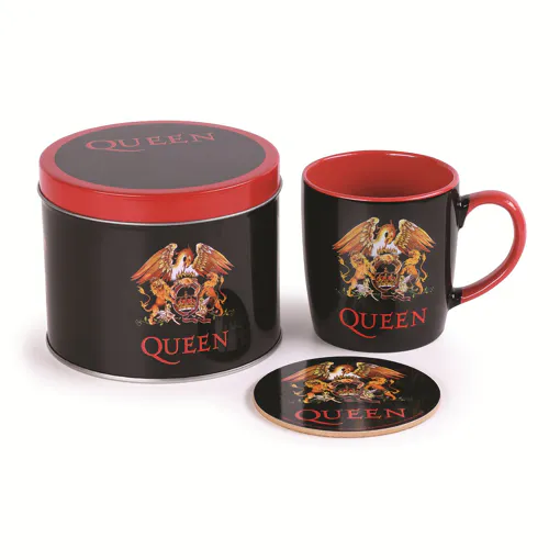Queen - Ensemble Cadeau Avec Logo - Dessous De Verre Et Mug occasion reconditionné disponible sur Rakuten