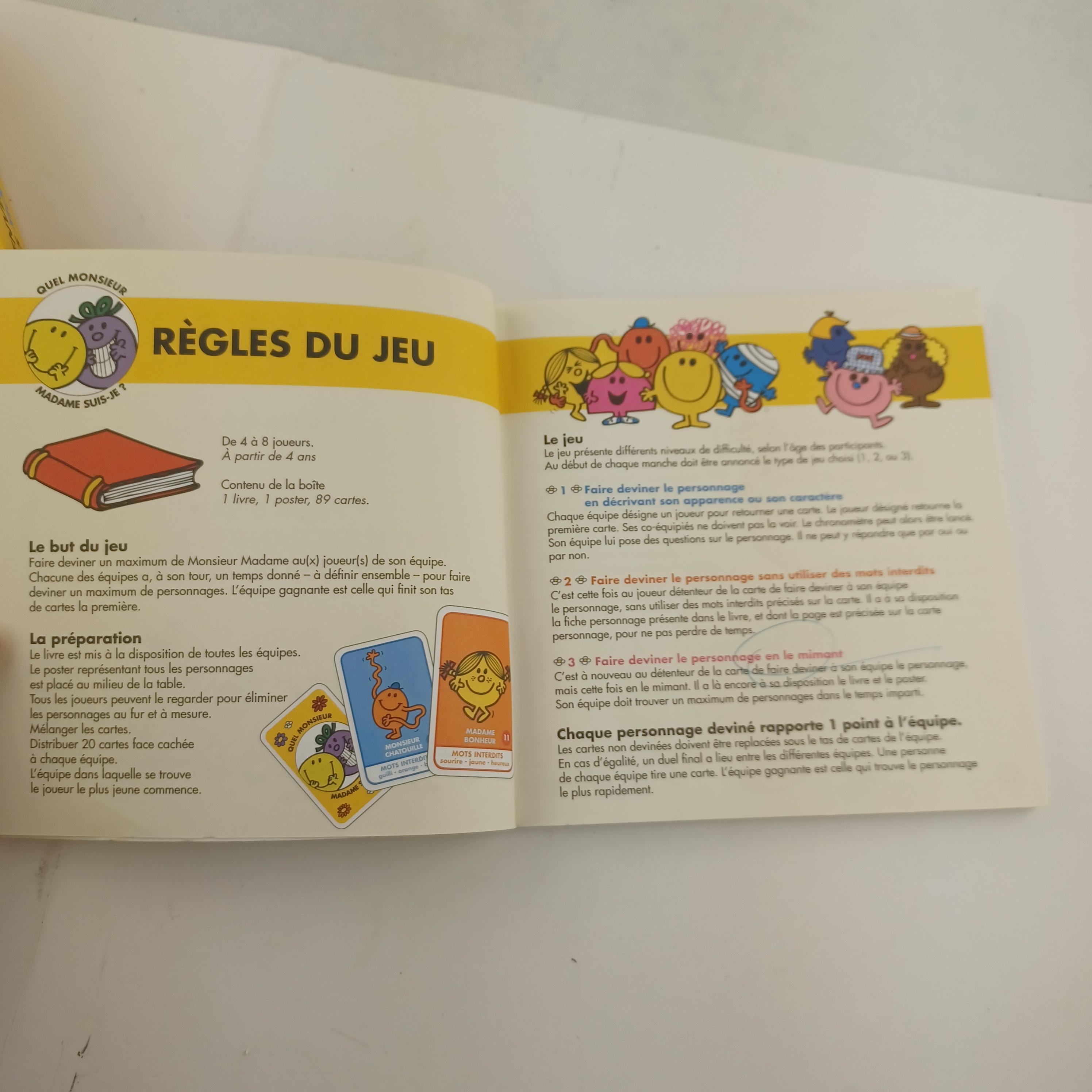 Voir photo 5 de Quel monsieur madame suis-je ? Le jeu de carte, dans son coffret Quel monsieur madame suis-je ? Le jeu de carte, dans son coffret Bon état reconditionné photo 5