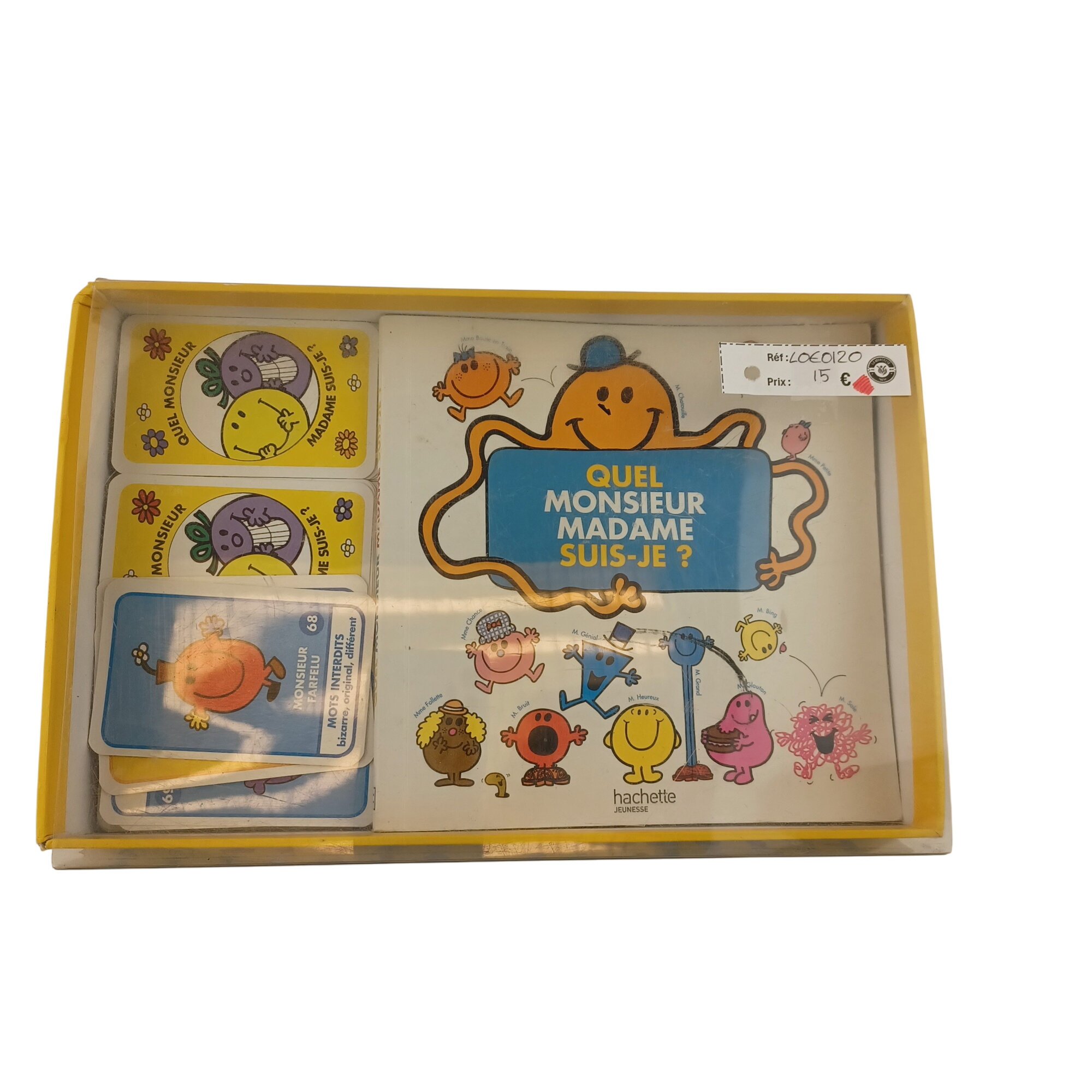 Acheter Quel monsieur madame suis-je ? Le jeu de carte, dans son coffret Bon état - 15,00 € Quel monsieur madame suis-je ? Le jeu de carte, dans son coffret Bon état reconditionné disponible sur Label Emmaüs