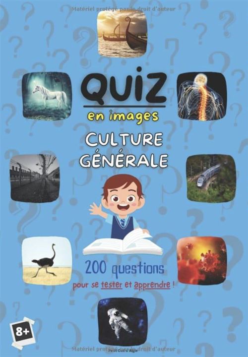 QUIZ EN IMAGES - Culture Générale - 200 questions pour enfants État correct - 13,47 € QUIZ EN IMAGES - Culture Générale - 200 questions pour enfants État correct reconditionné disponible sur Fnac