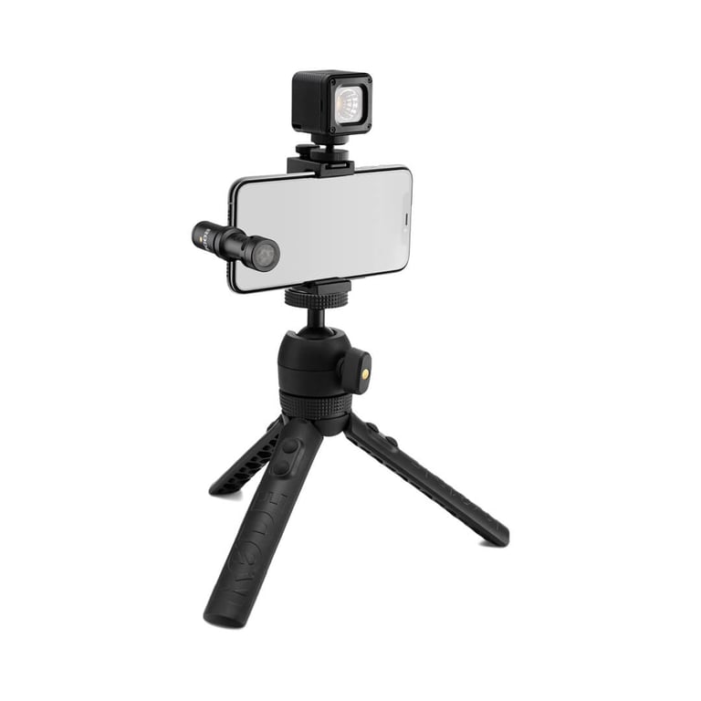 RØDE Vlogger Kit iOS trépied Téléphone portable 3 pieds Noir - Excellent état Parfait état Rode reconditionné disponible sur Pixmania