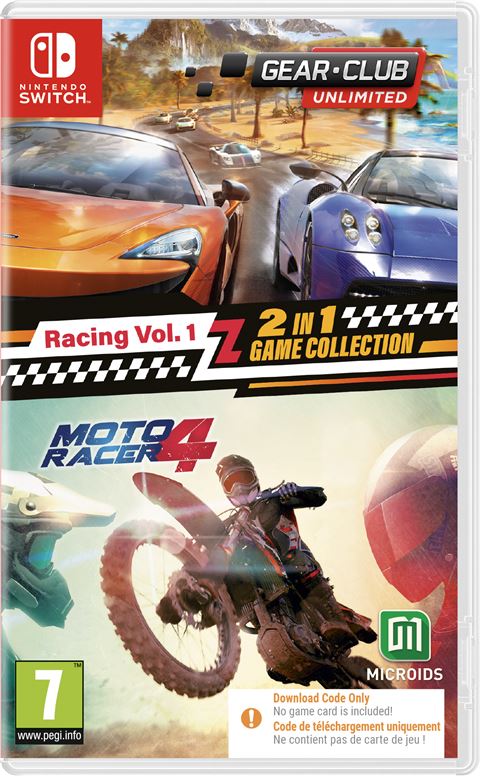 Racing Vol. 1 2 Jeux en 1 Gear Club Unlimited + Moto Racer 4 Code in a box Nintendo Switch État correct - 43,38 € Racing Vol. 1 2 Jeux en 1 Gear Club Unlimited + Moto Racer 4 Code in a box Nintendo Switch État correct Microids Distribution reconditionné disponible sur Fnac