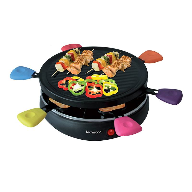 Raclette Techwood 6 Personnes- Poelons Avec Manches Colore Bon état - 19,98 € Raclette Techwood 6 Personnes- Poelons Avec Manches Colore Bon état reconditionné disponible sur Electro Depot