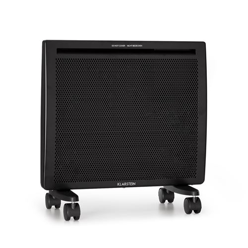 Radiateur à convection - Klarstein Hot Spot Slimcurve Double Wave - Convecteur - 1000W - Noir État correct Klarstein reconditionné disponible sur Fnac