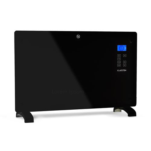 Radiateur à convection - Klarstein Norderney - Convecteur - 2000W - Minuterie - 30 m² - Noir État correct Klarstein reconditionné disponible sur Fnac