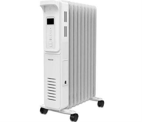 Radiateur bain d’huile Proline OF2002 2000 W Blanc État correct Proline reconditionné disponible sur Fnac