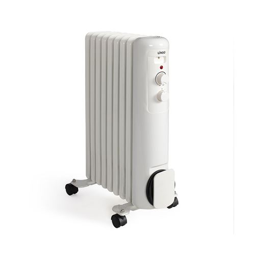 Radiateur bain huile Livoo DOM502W 2000 W Blanc État correct reconditionné disponible sur Fnac