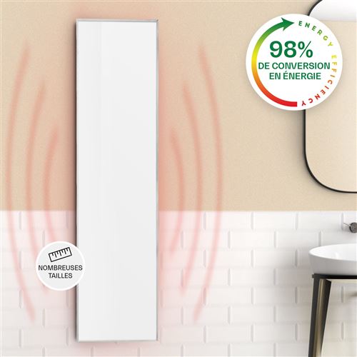 Radiateur infrarouge - Klarstein Wonderwall 36 - Panneau chauffant - 120x30cm - 360W - Télécommande - Blanc État correct Klarstein reconditionné disponible sur Fnac