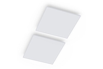 Radiateur infrarouge - Wondersky - Luminaire chauffant - 60x6,5x60cm - 350W - Lot de 2 - Blanc Bon état Klarstein reconditionné disponible sur Darty