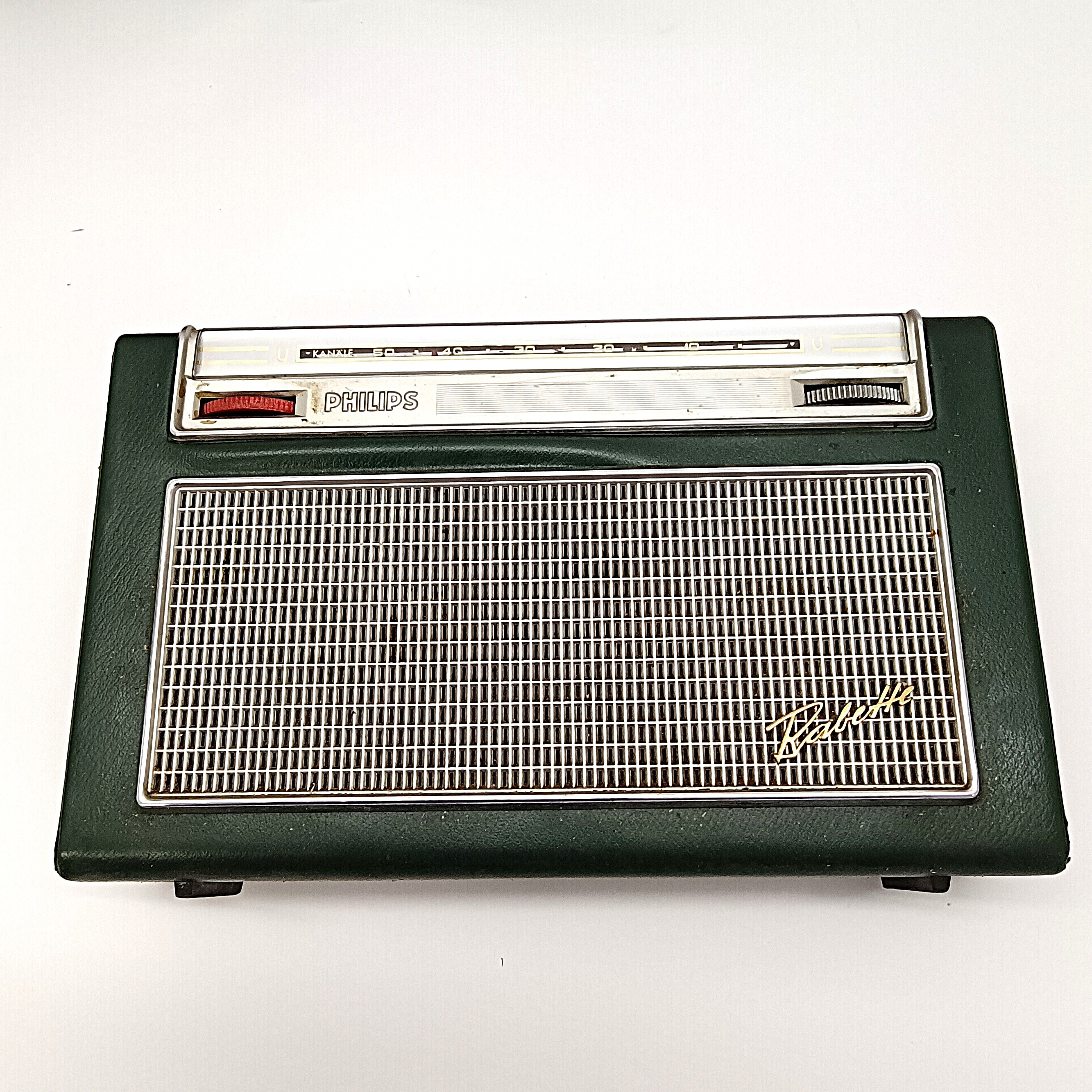 Voir photo 3 de Radio Philips Babette 26 x 7,5 x 16 cm en l'état Radio Philips Babette 26 x 7,5 x 16 cm en l'état État correct reconditionné photo 3