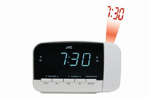 Radio-réveil JVC RA-F230W Blanc État correct reconditionné disponible sur Fnac