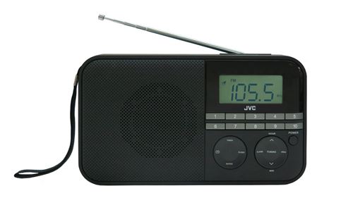 Radio-réveil JVC RA-F310B Noir État correct JVC reconditionné disponible sur Fnac