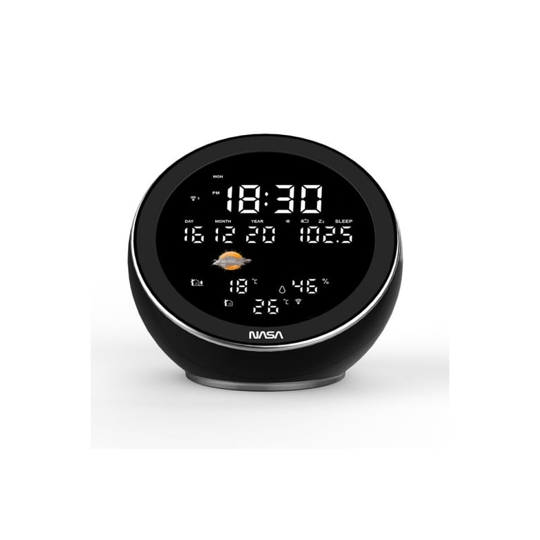 Radio réveil Nasa WSP 1500BK Noir - Excellent état Parfait état NASA reconditionné disponible sur Pixmania
