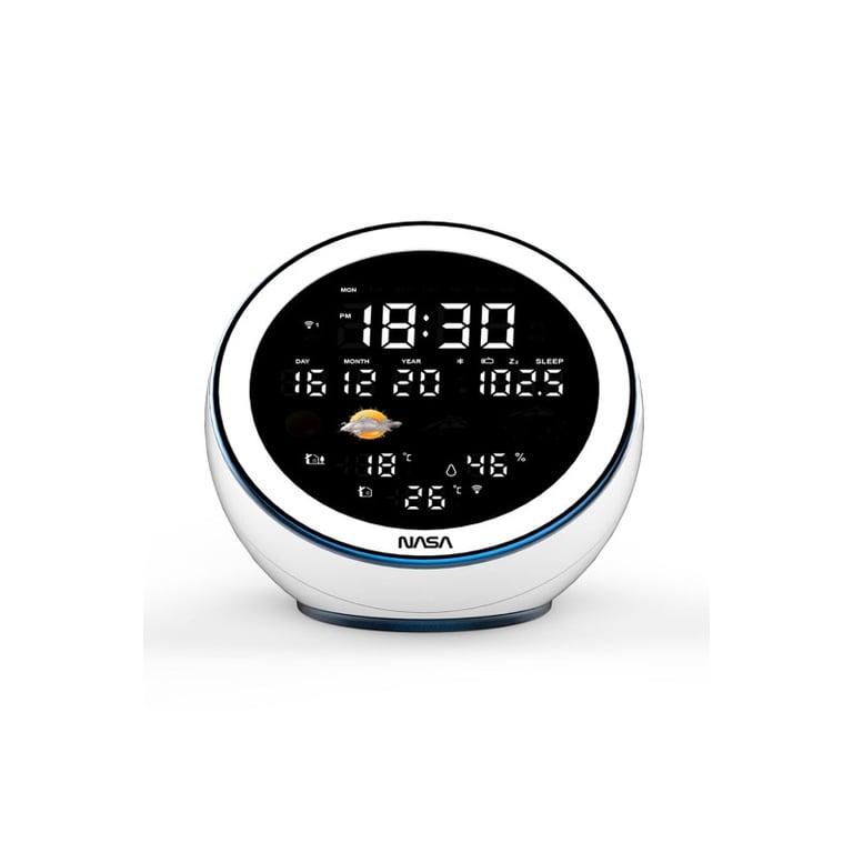 Radio réveil Nasa WSP 1500WH Blanc - Excellent état Parfait état NASA reconditionné photo 3 | Dero