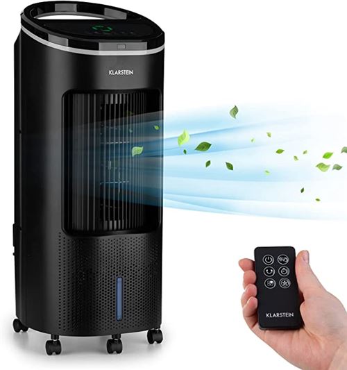 Rafraîchisseur d'air mobile - Klarstein - Ventilateur - Ionisateur - Humidificateur - Mobile - 330 m³/h - 7L - Noir État correct N/A reconditionné disponible sur Fnac