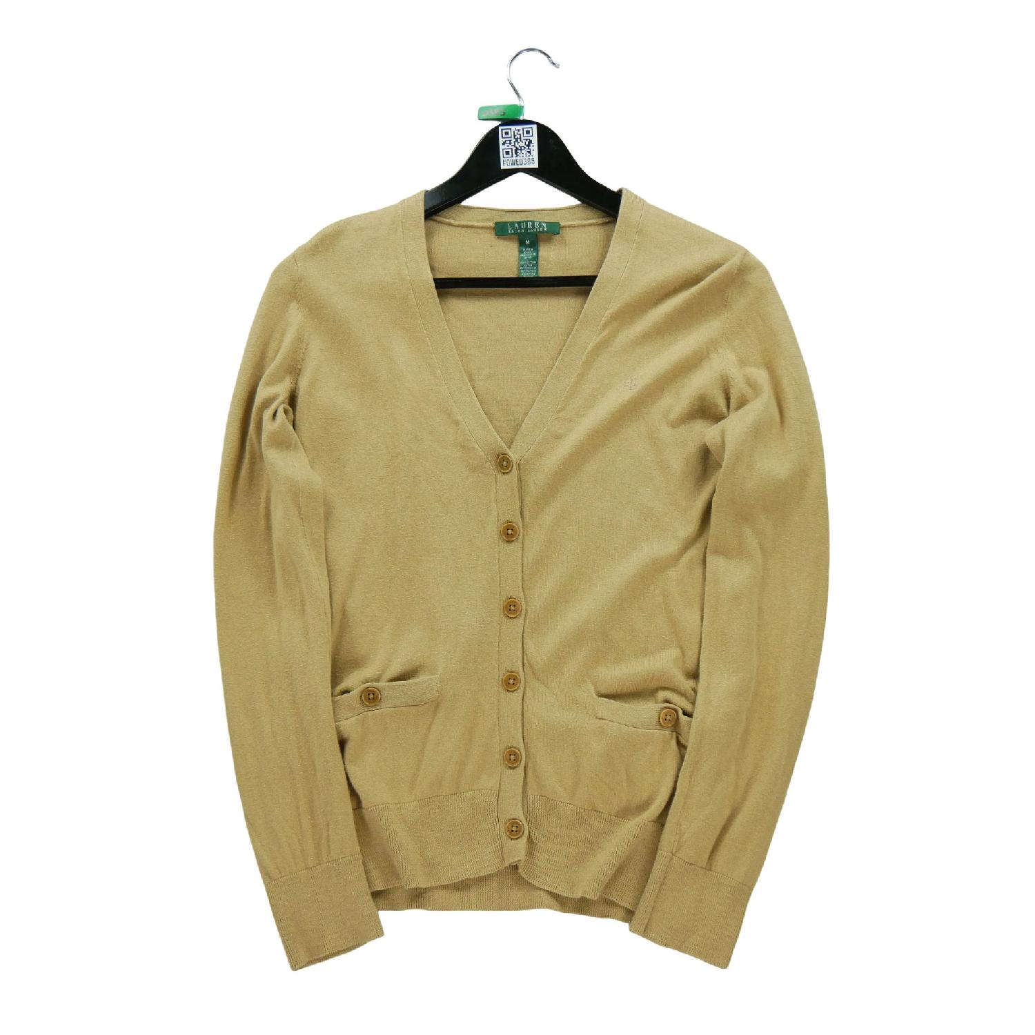 Ralph Lauren Gilet Cardigan Femme Taille M Beige Très bon état Polo Ralph Lauren reconditionné disponible sur Sporteed