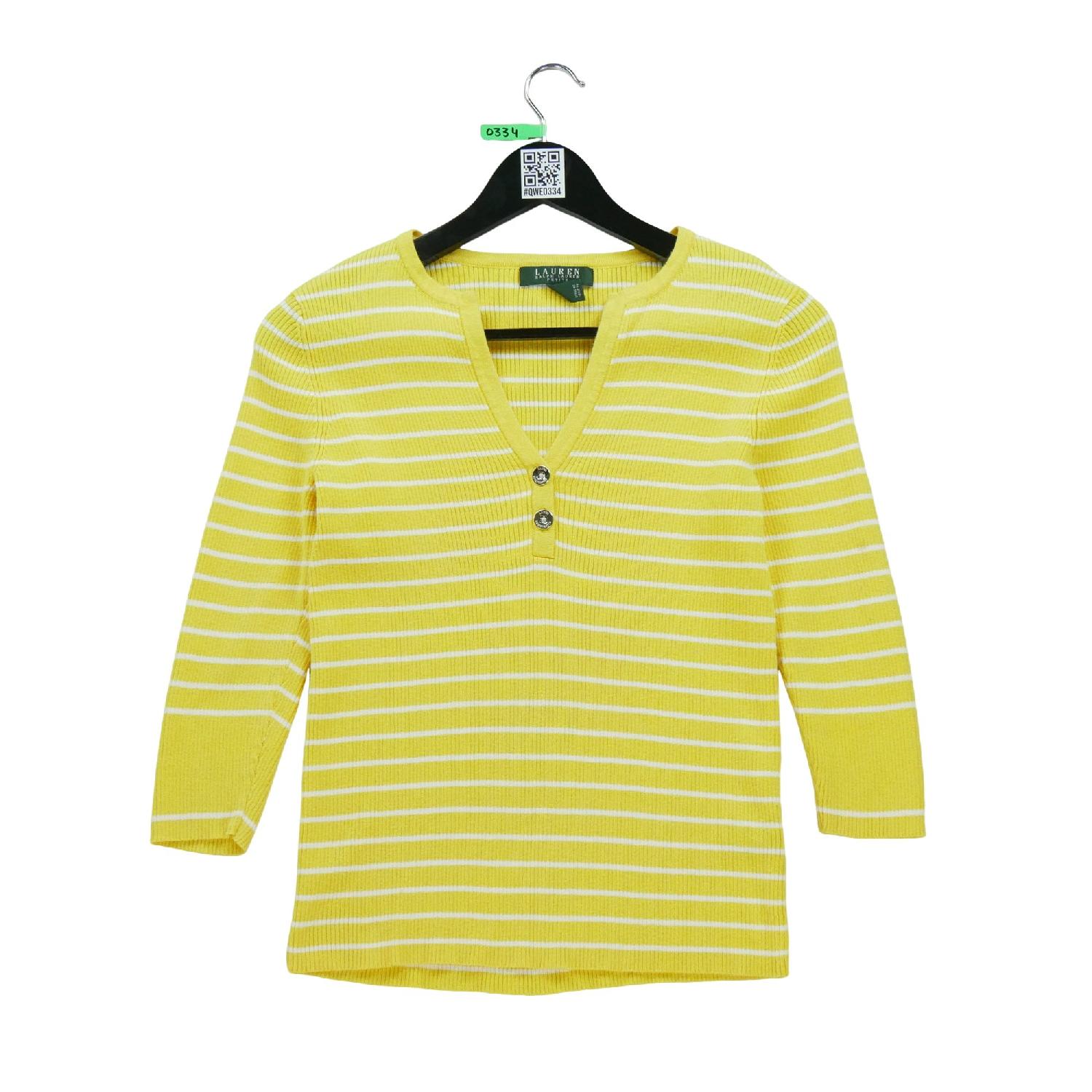 Ralph Lauren Pull Femme Taille M Jaune Très bon état Polo Ralph Lauren reconditionné disponible sur Sporteed