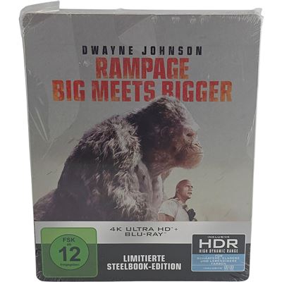 Acheter Rampage : Hors de contrôle (2018) – SteelBook 4K UHD + Blu-ray État correct - 25,00 € Rampage : Hors de contrôle (2018) – SteelBook 4K UHD + Blu-ray État correct reconditionné disponible sur Fnac