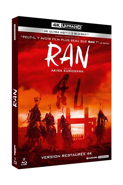 Ran Blu-ray 4K Ultra HD État correct - 22,65 € Ran Blu-ray 4K Ultra HD État correct reconditionné disponible sur Fnac