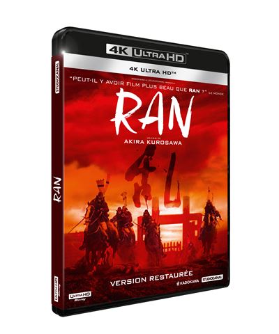 Ran Blu-ray 4K Ultra HD État correct - 21,24 € Ran Blu-ray 4K Ultra HD État correct reconditionné disponible sur Fnac