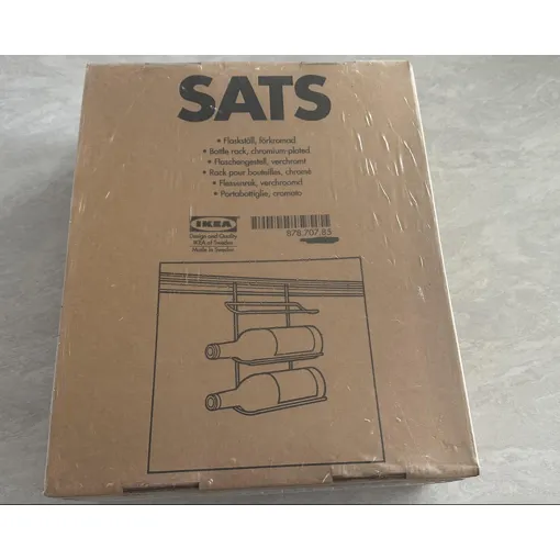 Range Bouteilles étagère Rack Ikea En Métal Chromé 28,5 Cm X 23 Cm Sats Bon état reconditionné disponible sur Rakuten
