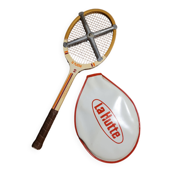raquette de tennis La Hutte - vintage Bon état reconditionné (offre indisponible)