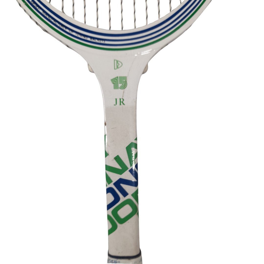 Voir photo 5 de Raquette de tennis vintage junior DONNAY 15 JR – Avec housse "Manful" Raquette de tennis vintage junior DONNAY 15 JR – Avec housse "Manful" Bon état reconditionné photo 5
