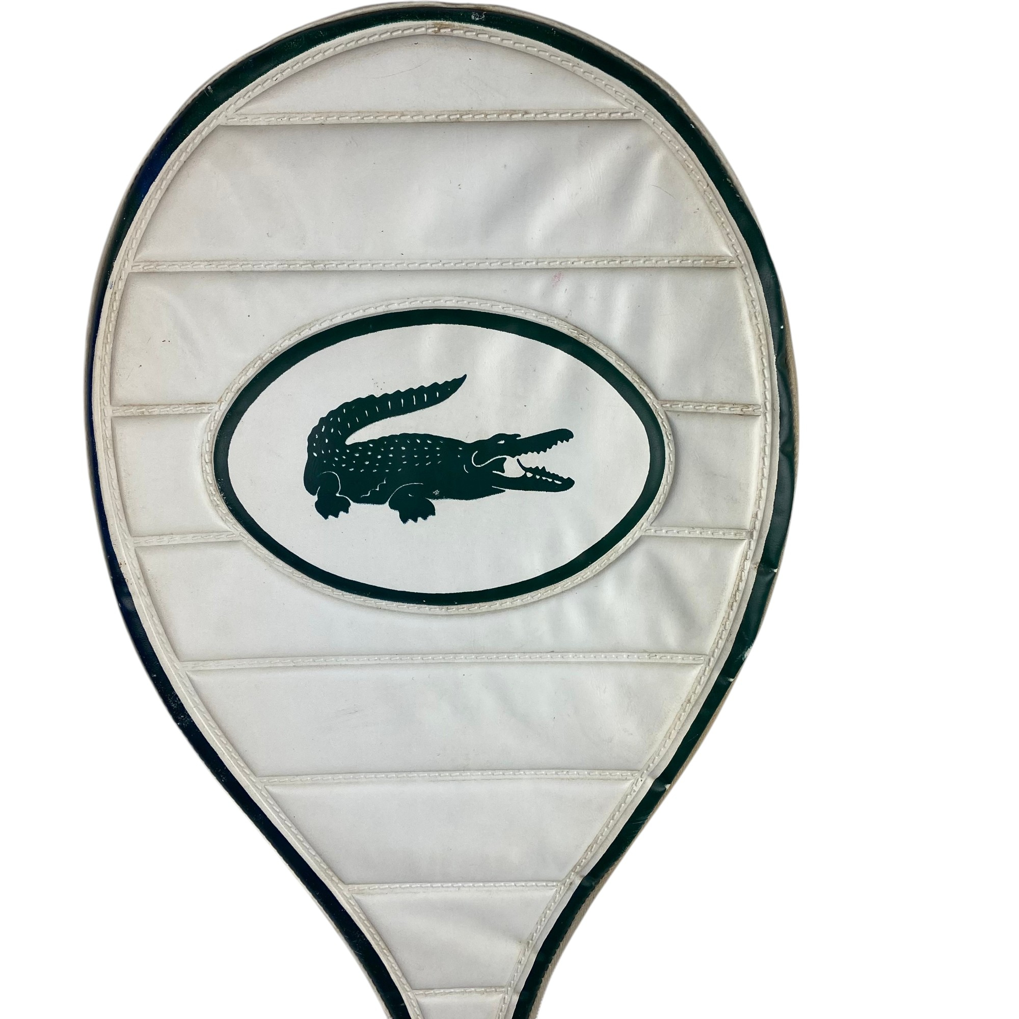 Voir photo 2 de Raquette de tennis Vintage Lacoste, modèle "Top Fiber" datant des années 1980 Raquette de tennis Vintage Lacoste, modèle "Top Fiber" datant des années 1980 Bon état reconditionné photo 2