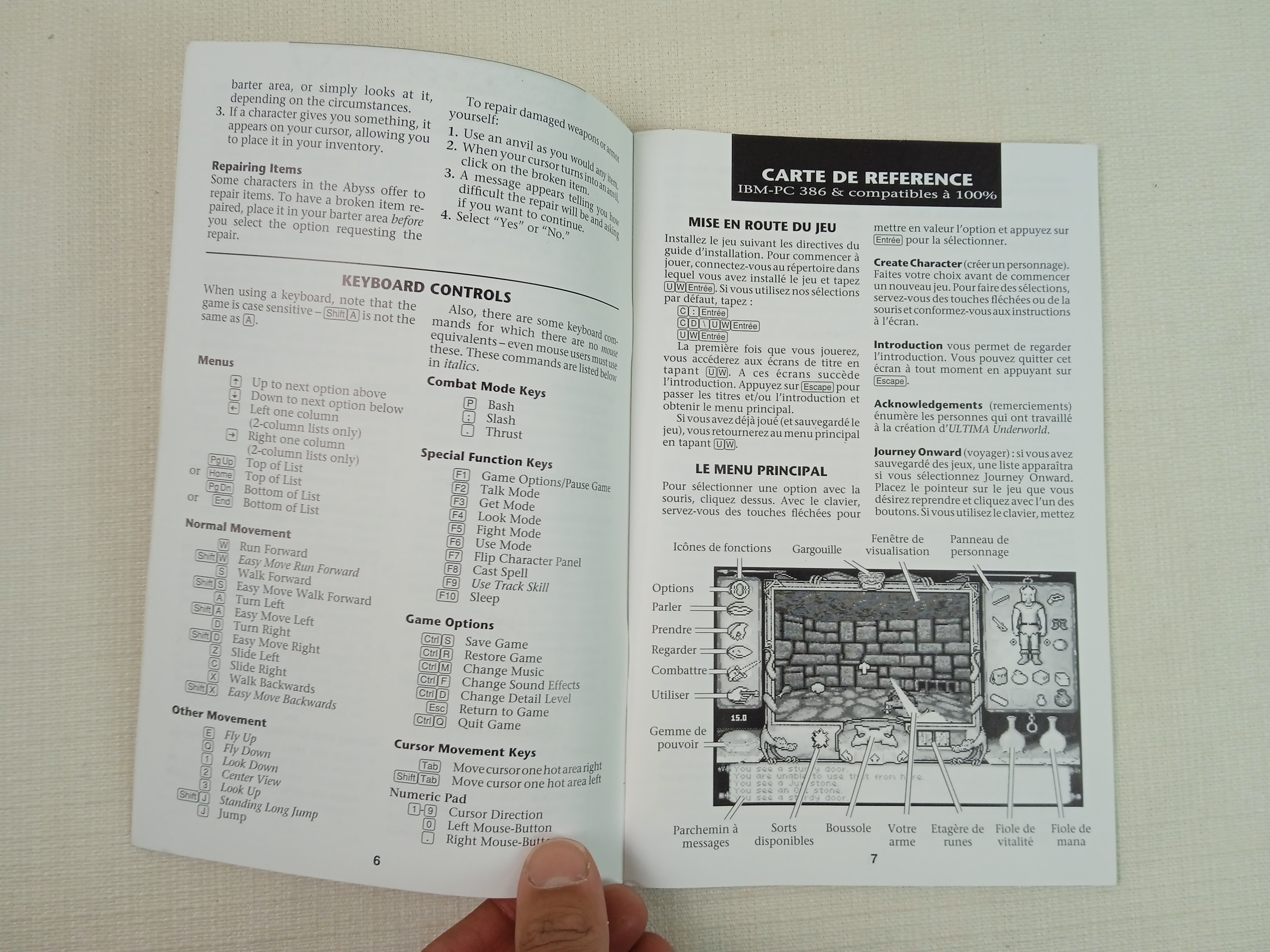 Voir photo 10 de *** RARE *** Jeu vidéo Ultima Underworld The Stugian Abyss - RPG - 1992 version 4 disquettes *** RARE *** *** RARE *** Jeu vidéo Ultima Underworld The Stugian Abyss - RPG - 1992 version 4 disquettes *** RARE *** Bon état reconditionné photo 10