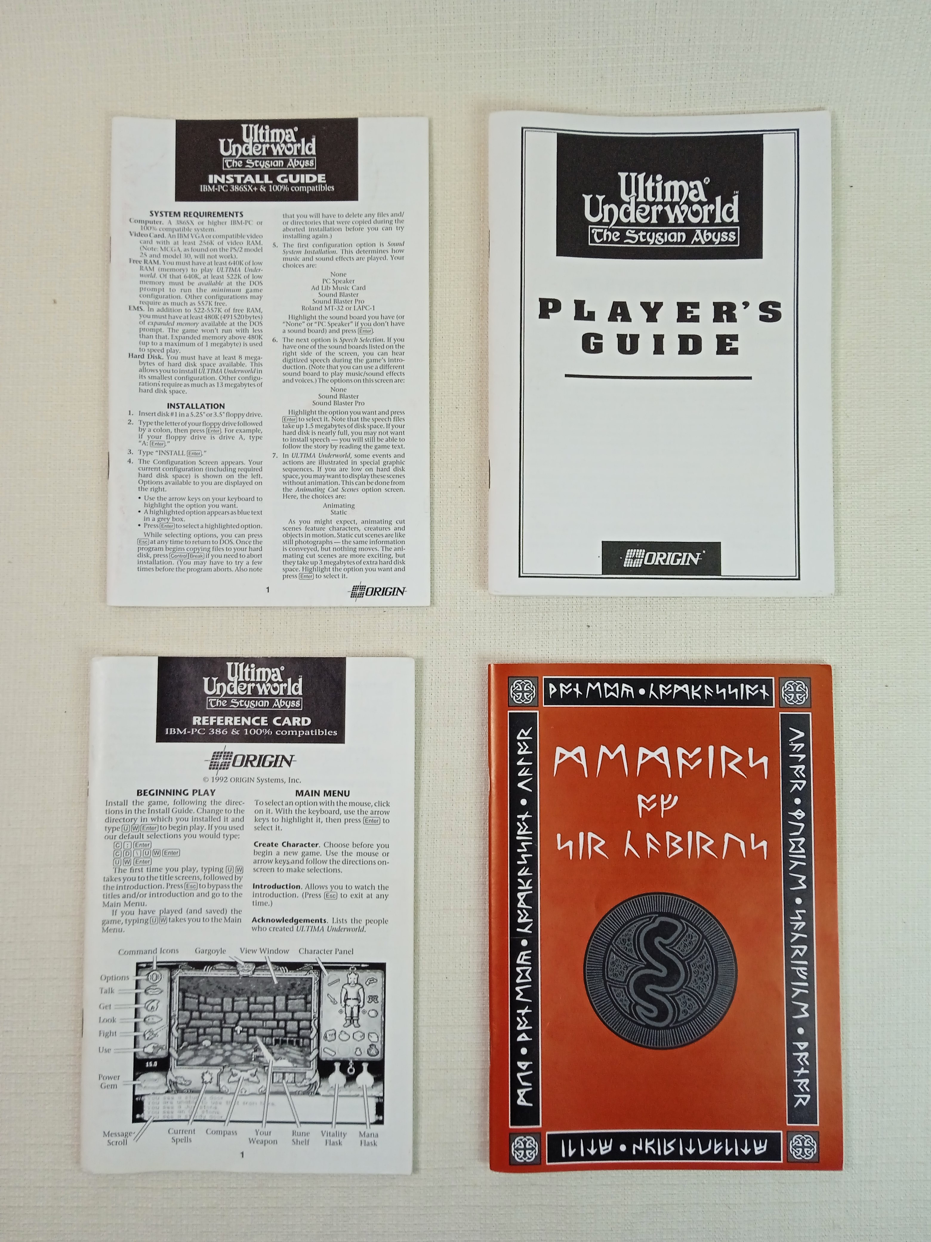 Voir photo 8 de *** RARE *** Jeu vidéo Ultima Underworld The Stugian Abyss - RPG - 1992 version 4 disquettes *** RARE *** *** RARE *** Jeu vidéo Ultima Underworld The Stugian Abyss - RPG - 1992 version 4 disquettes *** RARE *** Bon état reconditionné photo 8
