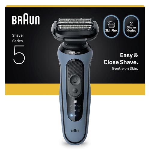 Rasoir électrique Braun Series 5 52-A1000s Noir et Gris État correct Braun reconditionné disponible sur Fnac